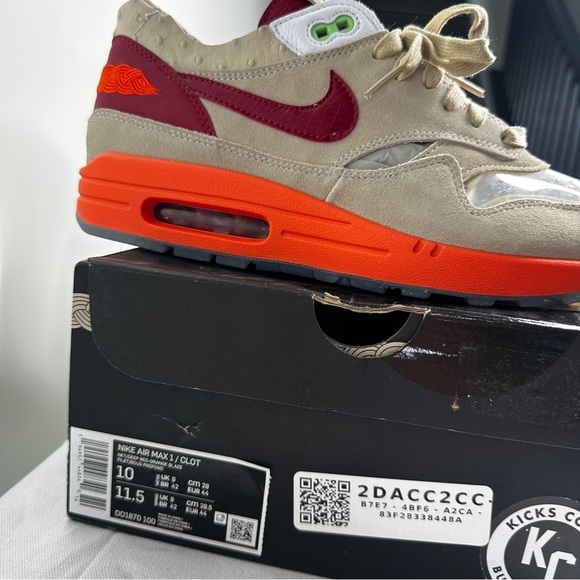 Nike Air Max 1 - Clot Kiss of Death - Men’s Size 10 - DD1870-100 Sneakers - Picture 6 of 13